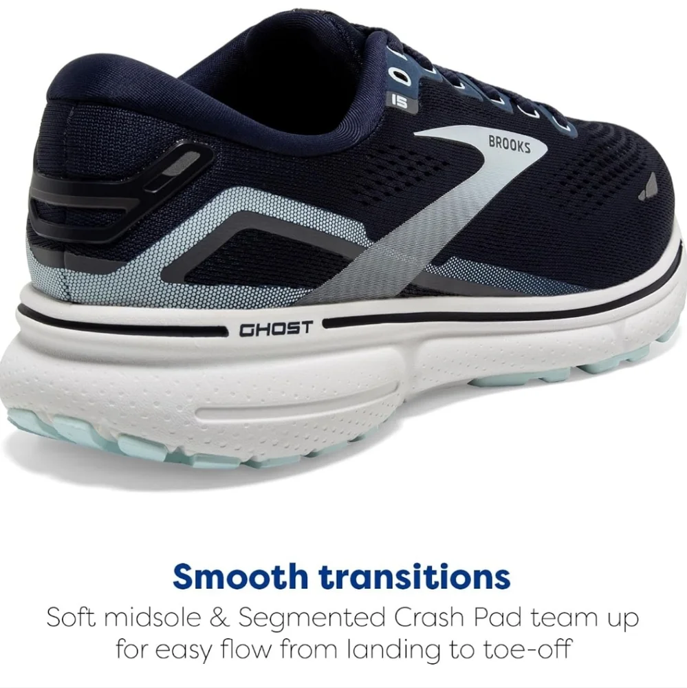 New Brooks Ghost 15 athletic running shoes 10.5 wide sneakers._3